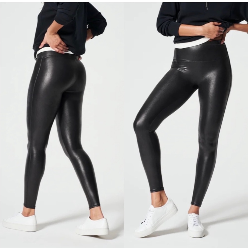 Spanx Faux Leather Leggings Size small/p